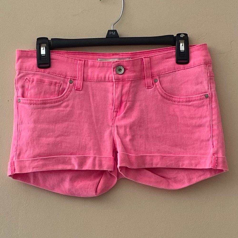 Pink Levi Jean Shorts